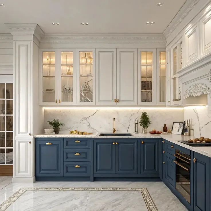 15 Stunning Blue and White Kitchen Ideas for Bright and Stylish Spaces - Lawn Liberty