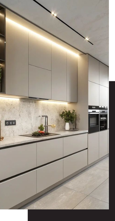 کابینت مدرن تا سقف